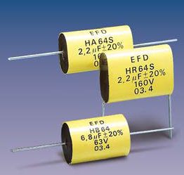 HA64S (axial) Metallized Polyester capacitors
