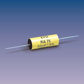 RA75 (axial) Metallized Polypropylene + Film-Foil Capacitors