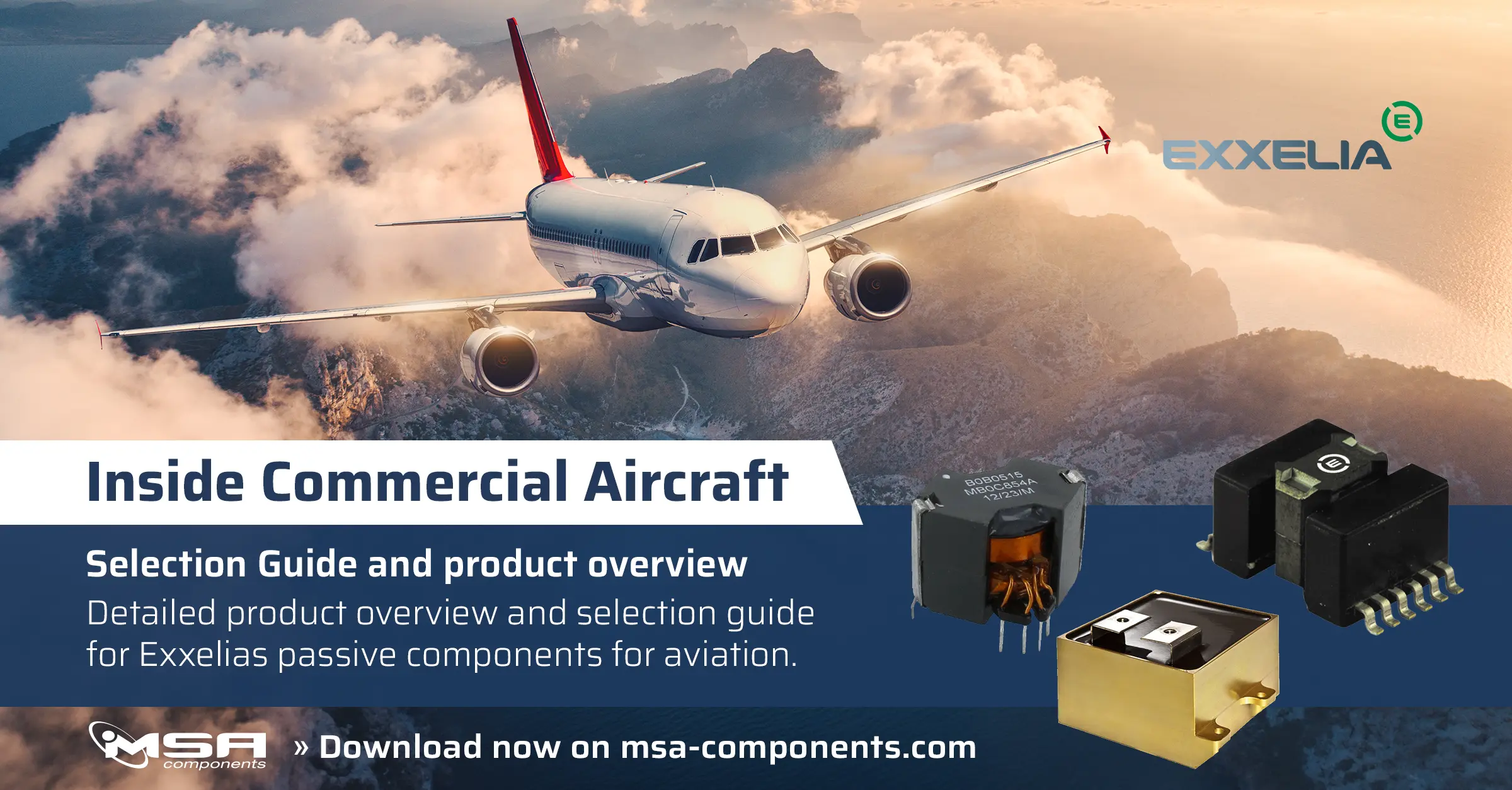 Inside Commercial Aircraft - Product overview and selection guide from EXXELIA