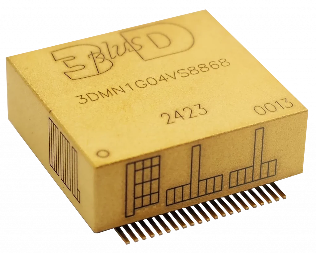 The MNEMOSYNE Radiation-Hardened Memory Family from 3D PLUS is officially qualified and in series production MNEMOSYNE - 3DMN1G04VS8868
